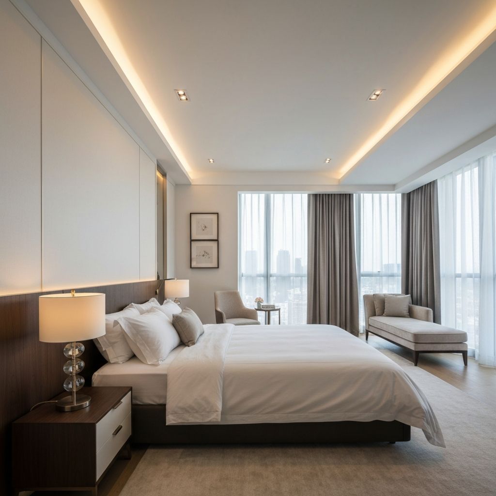 Luxury bedroom interior