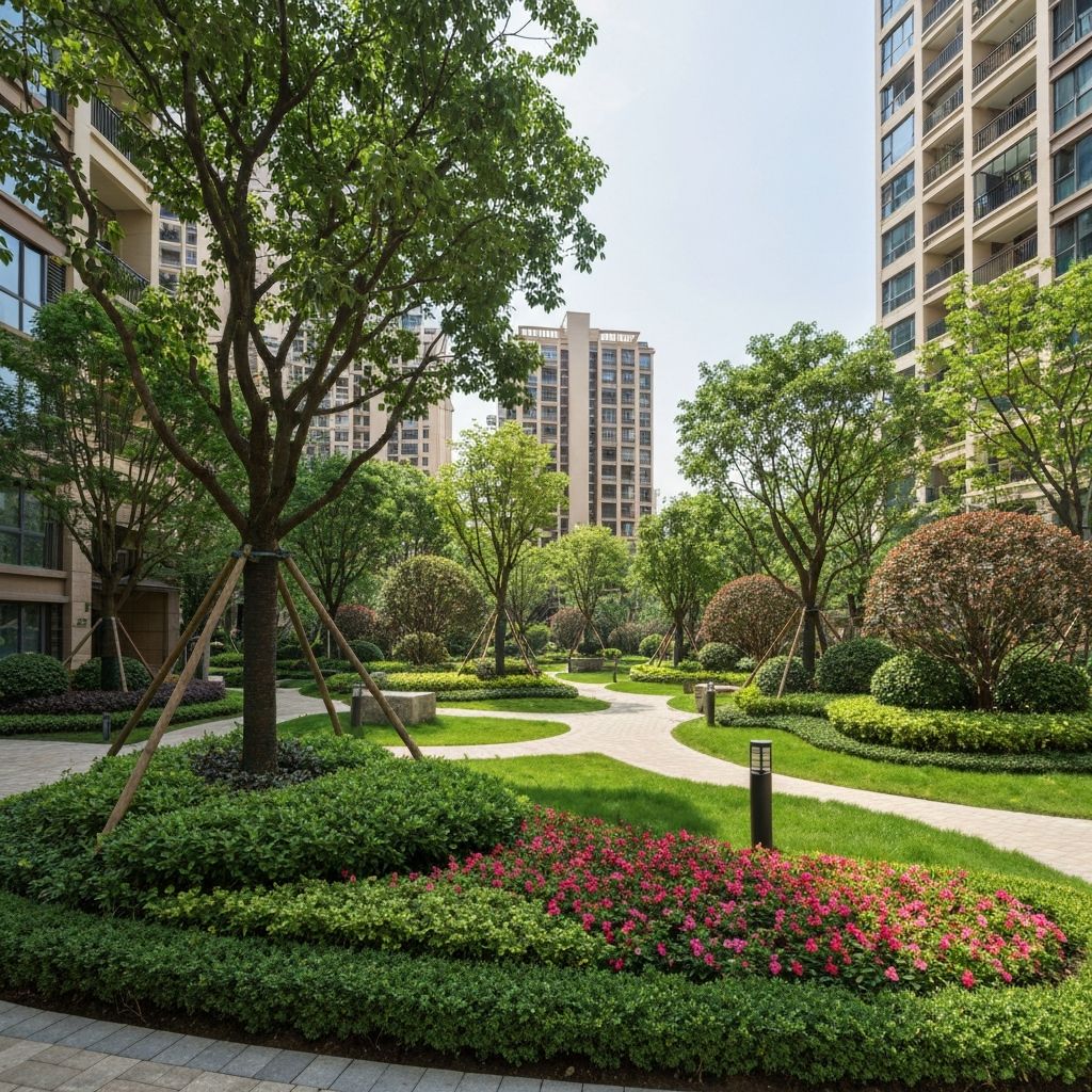 Beautiful landscaping